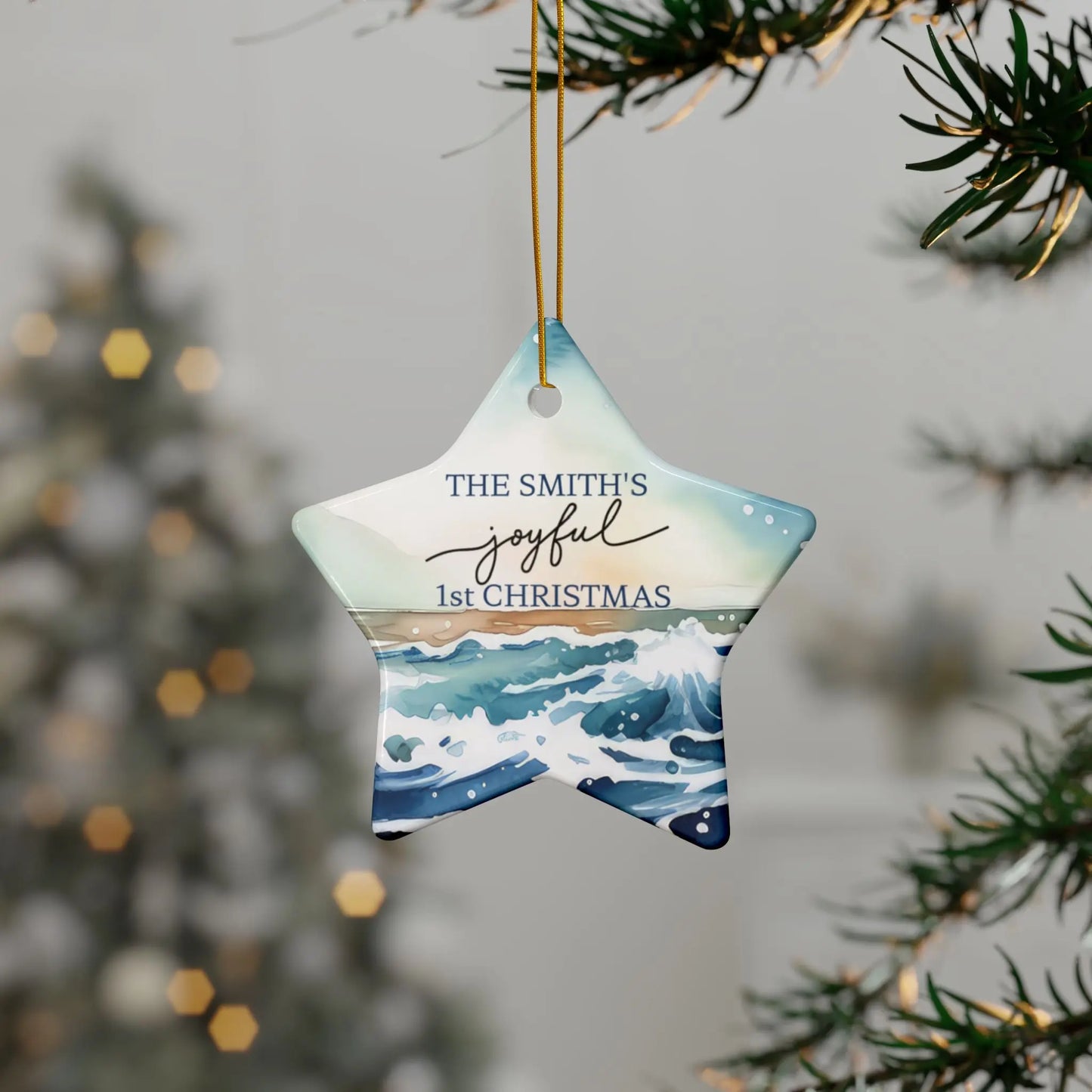 Family's 1st Christmas Together Ornament Ornament Everythings Beachy