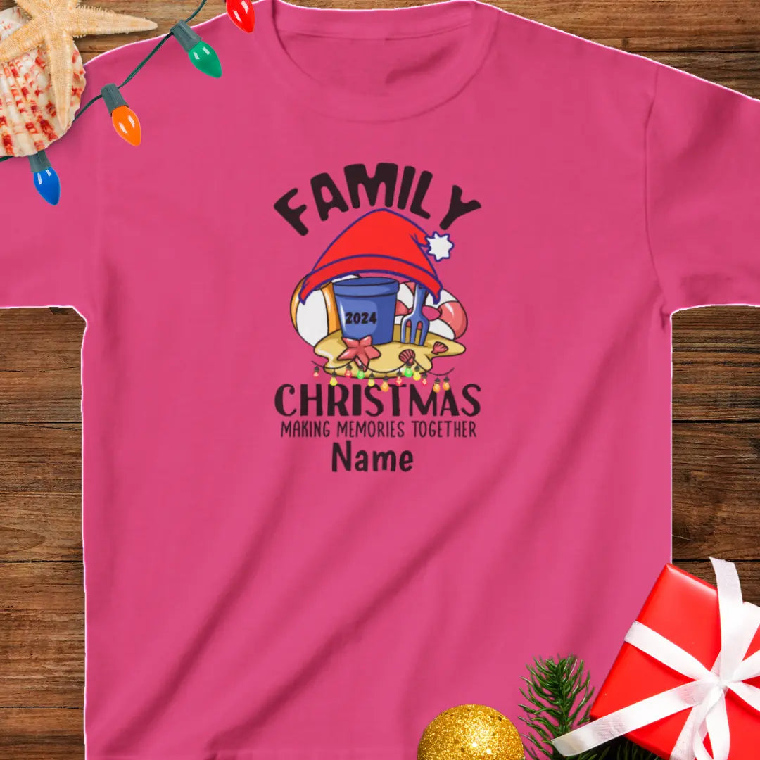Family Christmas Memories Child's T-shirt | Personalize Kids clothes XL-Heliconia Everythings Beachy