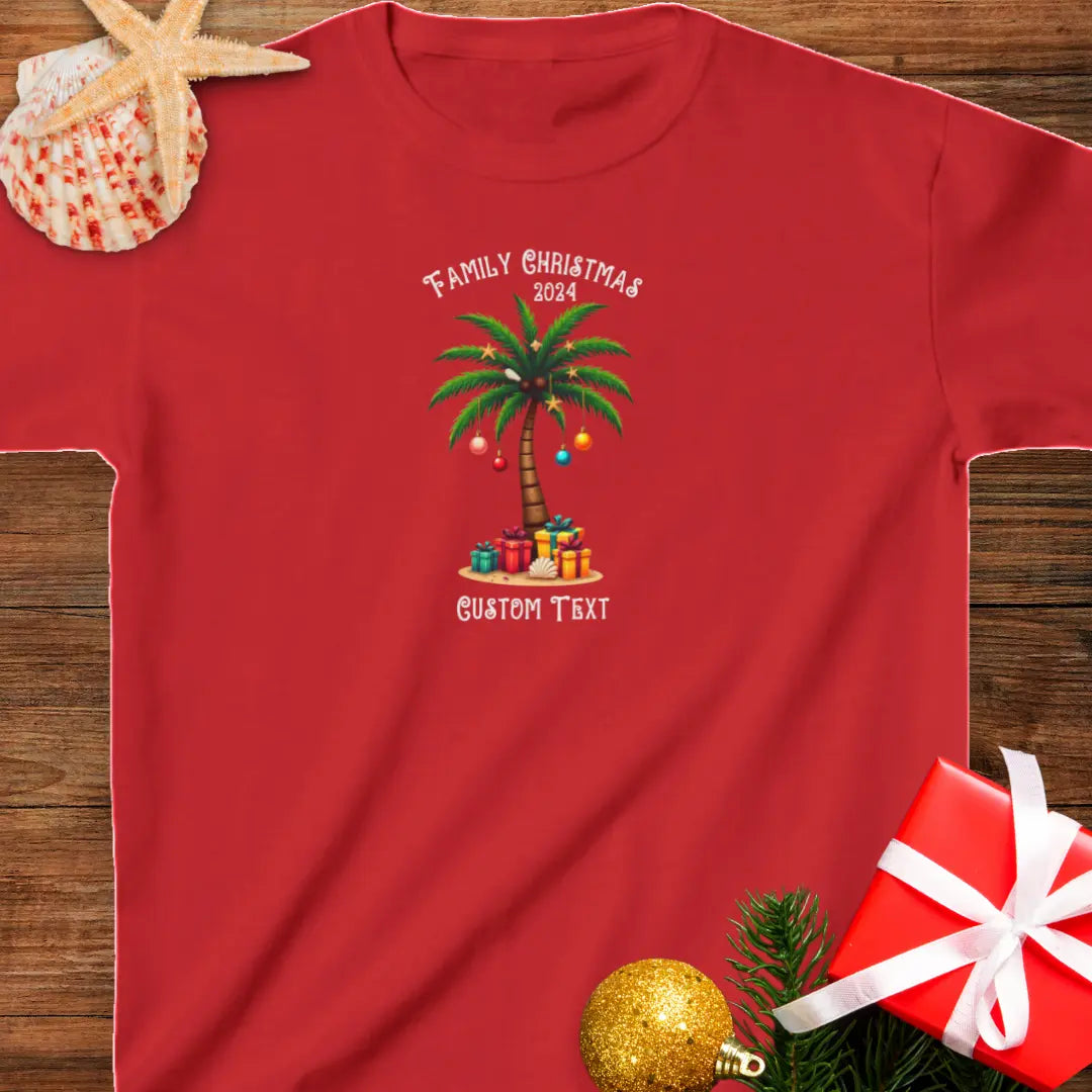 Family Christmas Child's T-shirt | Personalized Kids clothes XL-Red Everythings Beachy