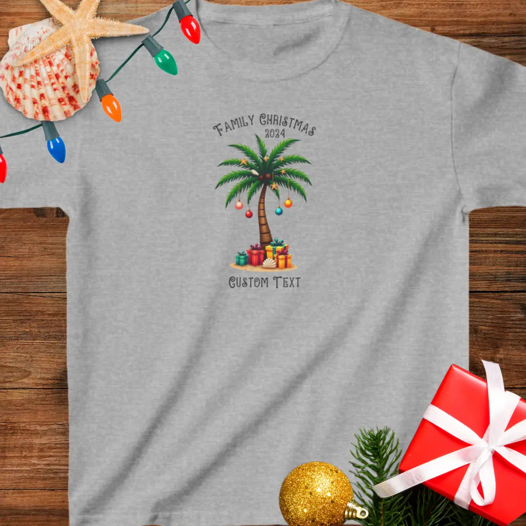 Family Christmas Child's T-shirt | Personalized Kids clothes XL-Sport-Grey Everythings Beachy