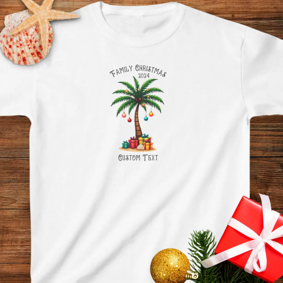 Family Christmas Child's T-shirt | Personalized Kids clothes XL-White Everythings Beachy
