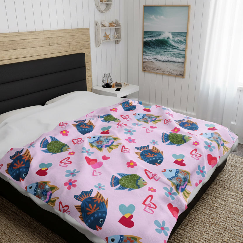 Fish Love Blanket