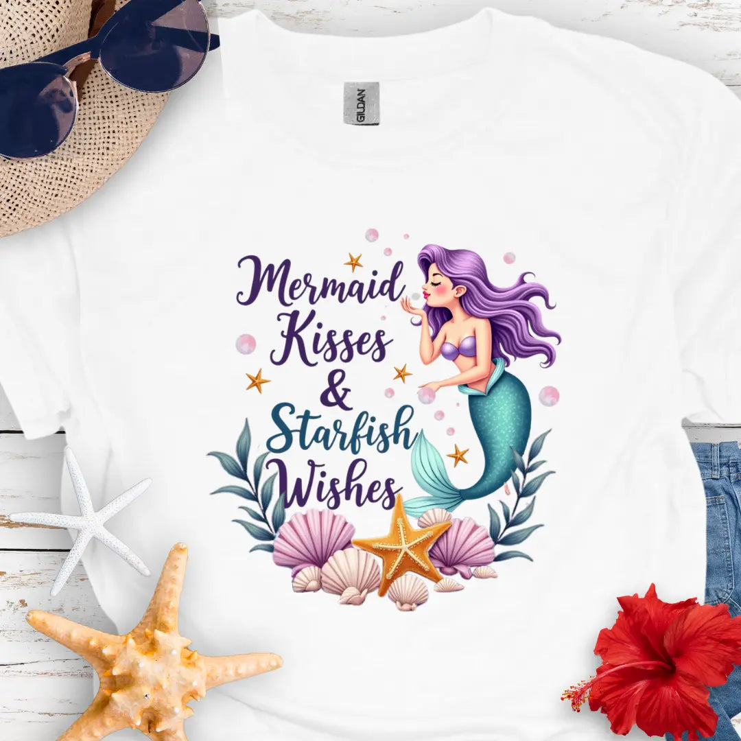 Mermaid Kisses T-Shirt T-Shirt Everythings Beachy