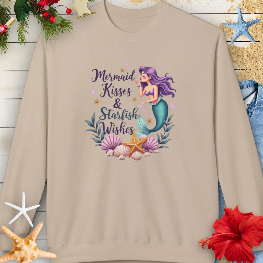 Mermaid Kisses Sweatshirt Sweatshirt Everythings Beachy