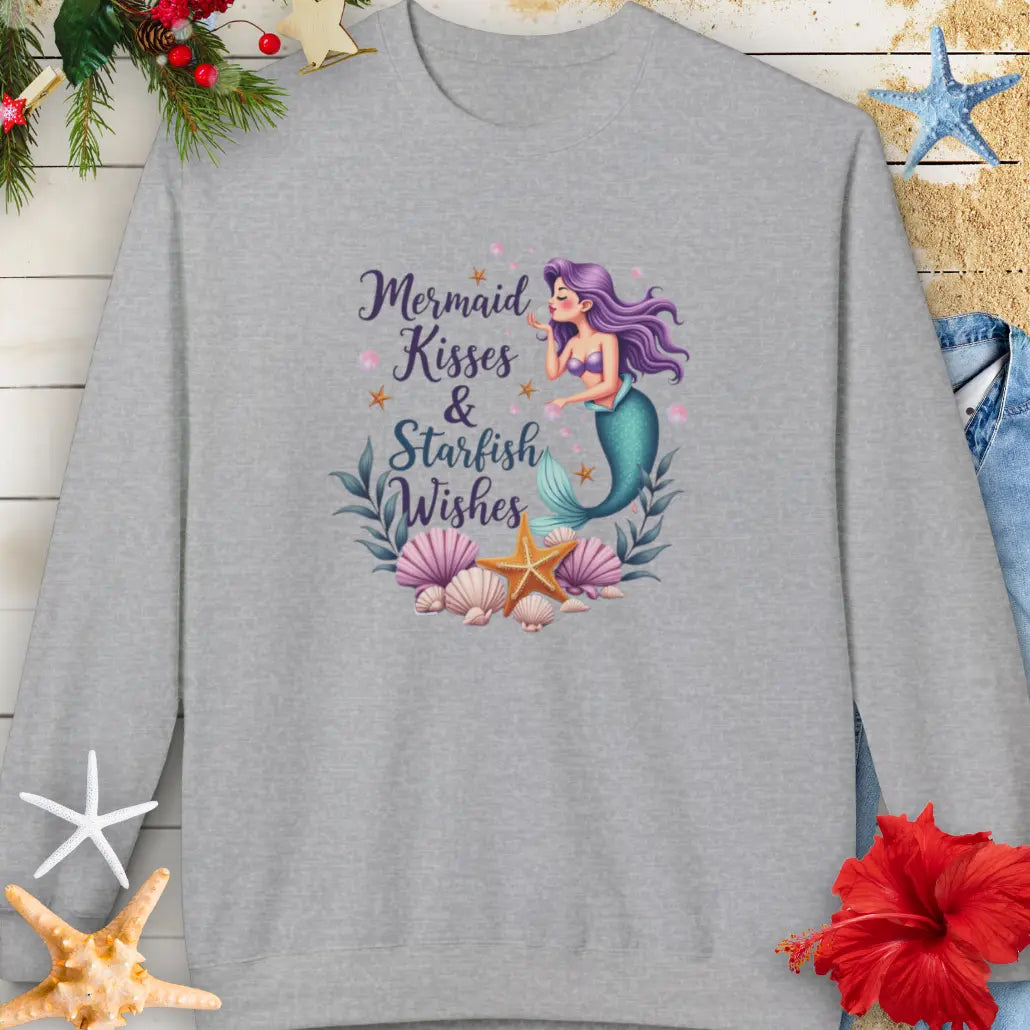 Mermaid Kisses Sweatshirt Sweatshirt Everythings Beachy