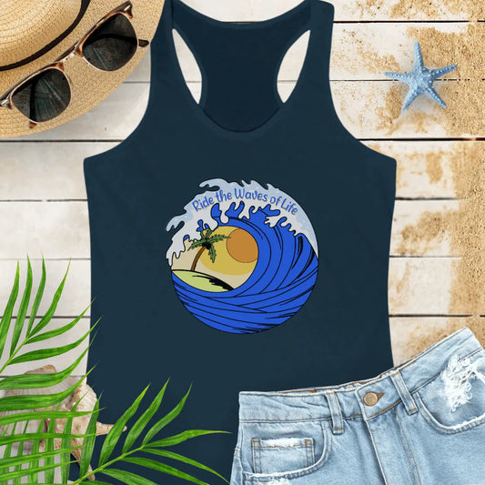Riding the Waves Tank Top