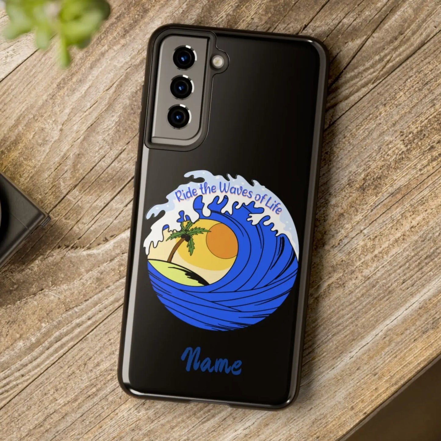 Ride the Waves Phone Case | Personalized Phone Case Samsung-Galaxy-S21 Everythings Beachy