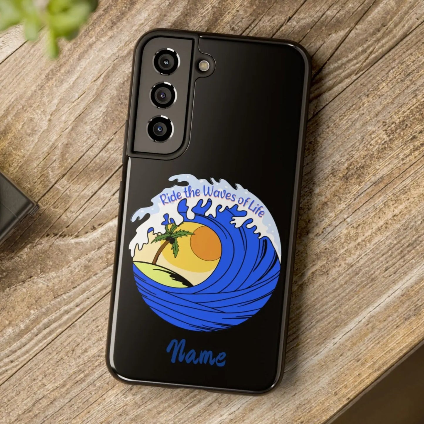Ride the Waves Phone Case | Personalized Phone Case Samsung-Galaxy-S22 Everythings Beachy