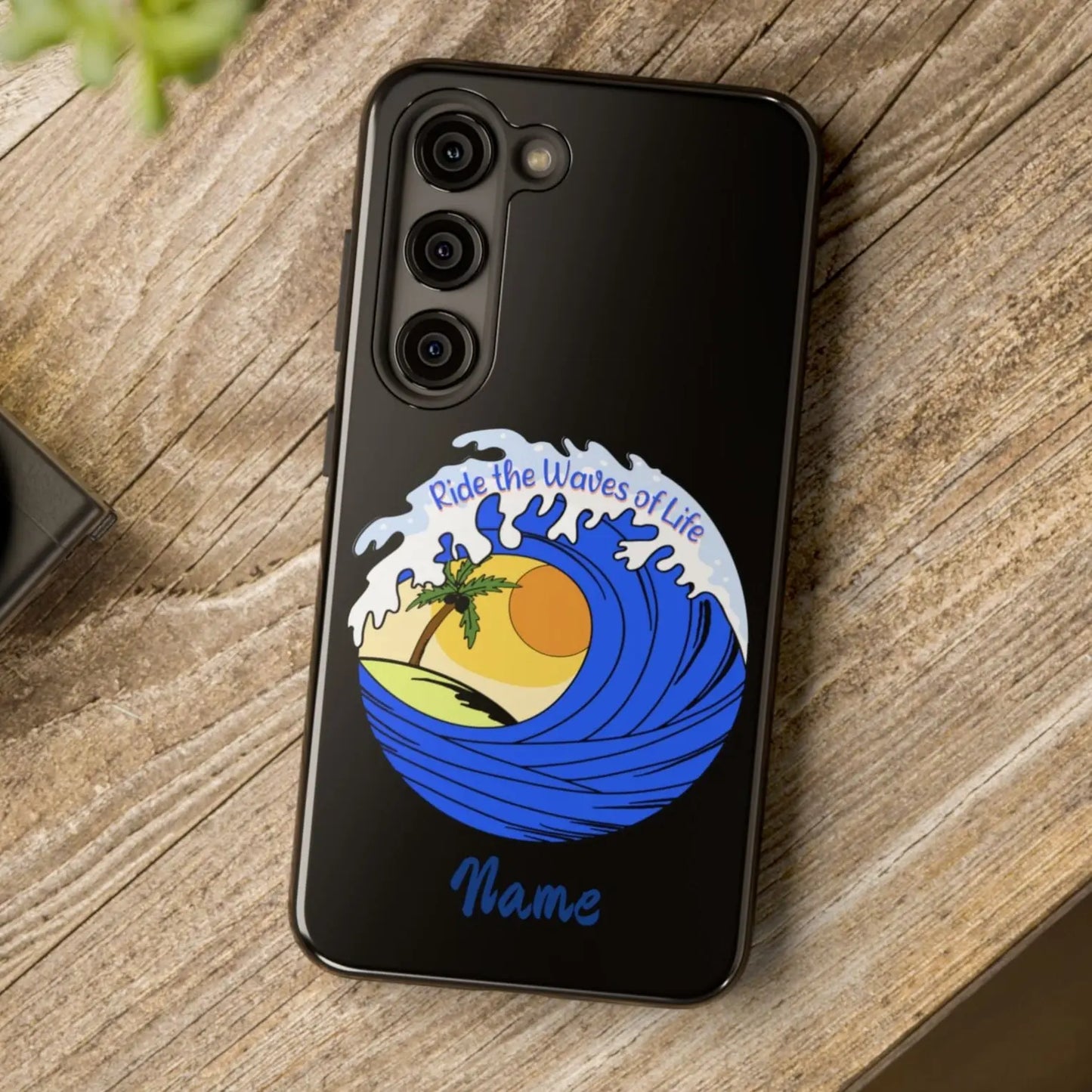 Ride the Waves Phone Case | Personalized Phone Case Samsung-Galaxy-S23 Everythings Beachy