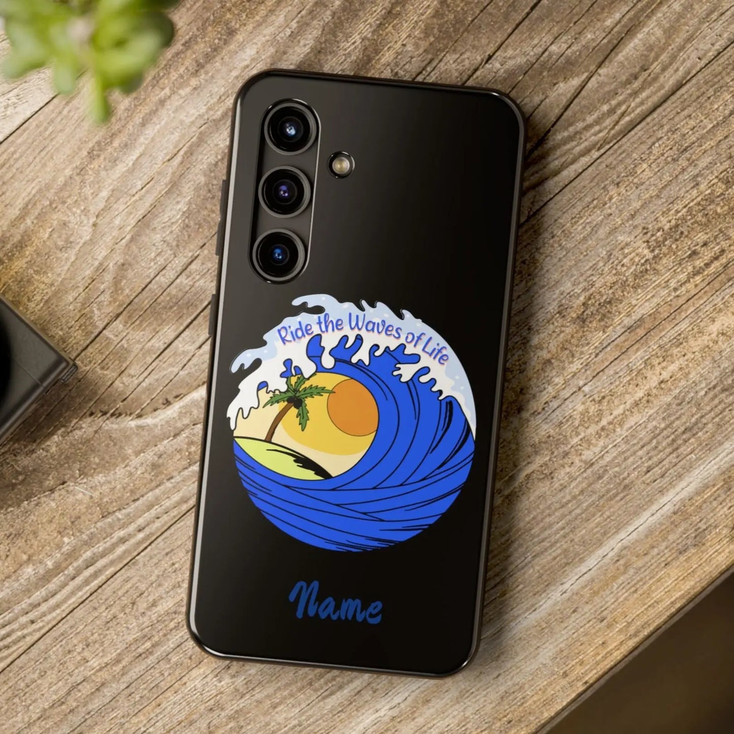 Ride the Waves Phone Case | Personalized Phone Case Samsung-Galaxy-S24 Everythings Beachy