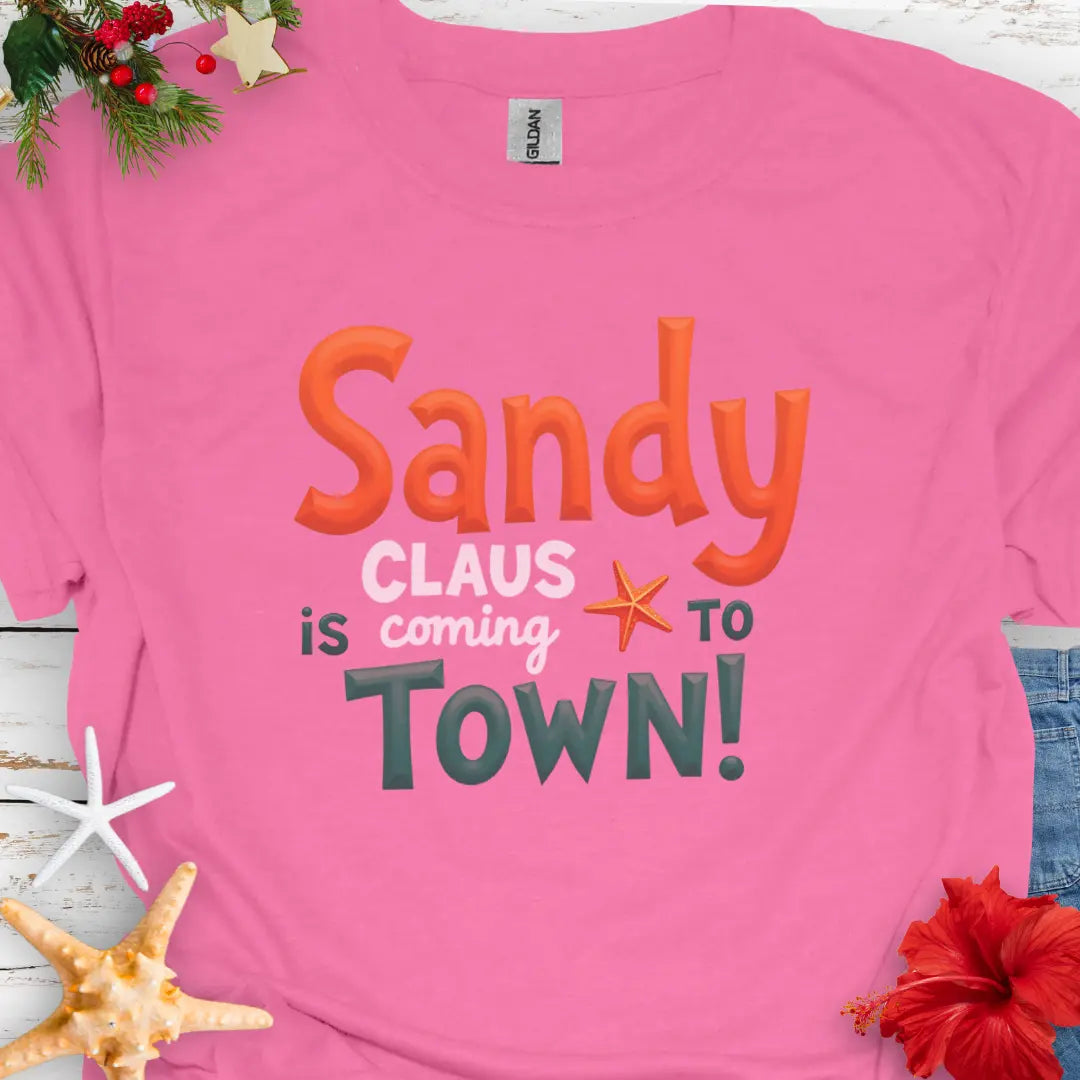 Sandy Claus T-Shirt T-Shirt Everythings Beachy