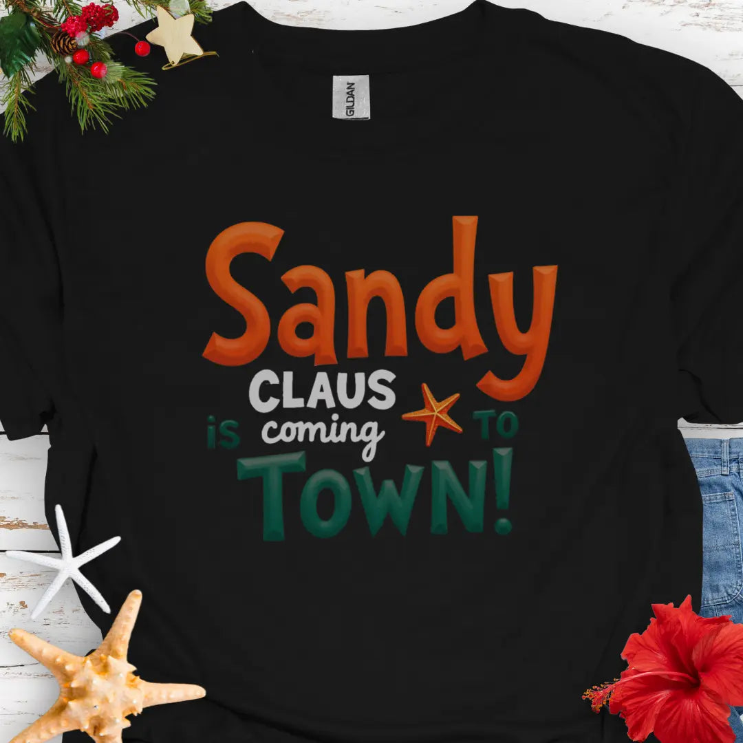 Sandy Claus T-Shirt T-Shirt Everythings Beachy