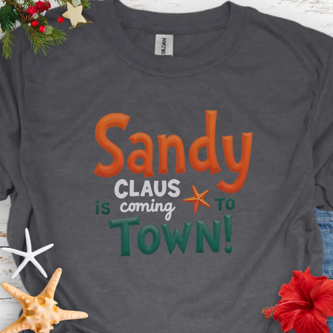Sandy Claus T-Shirt T-Shirt Everythings Beachy