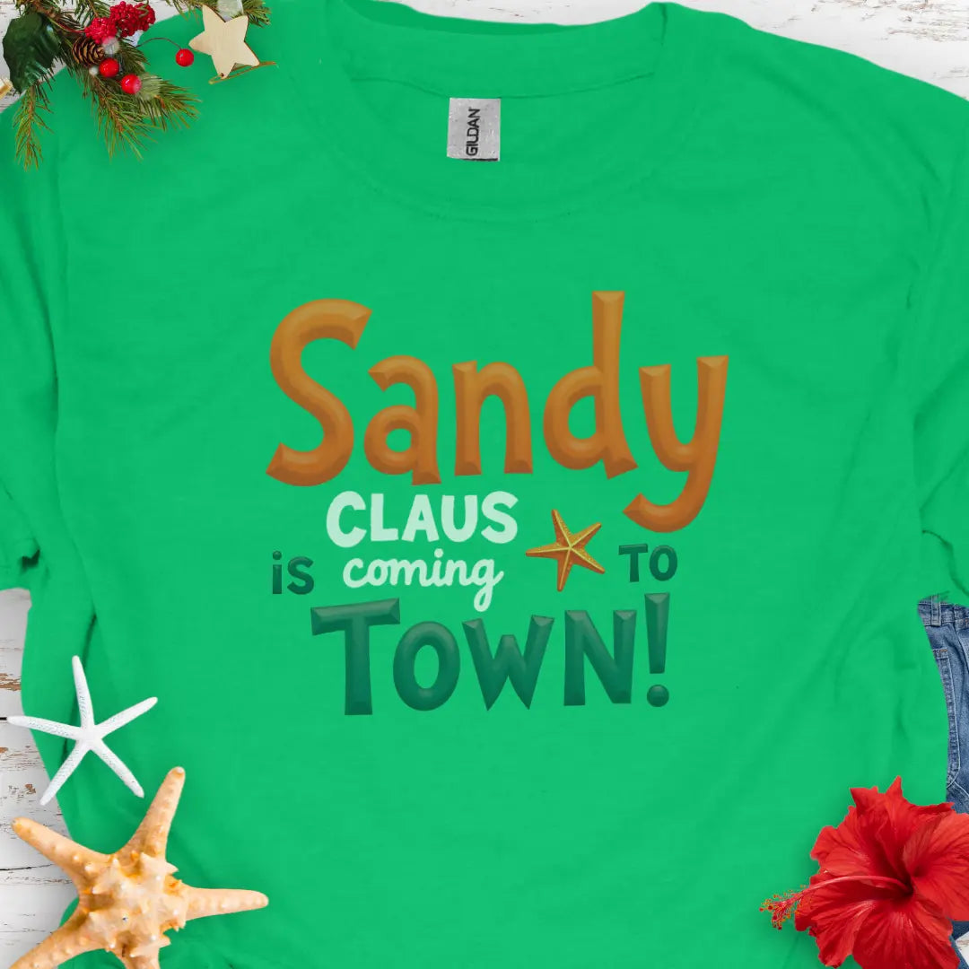 Sandy Claus T-Shirt T-Shirt Everythings Beachy