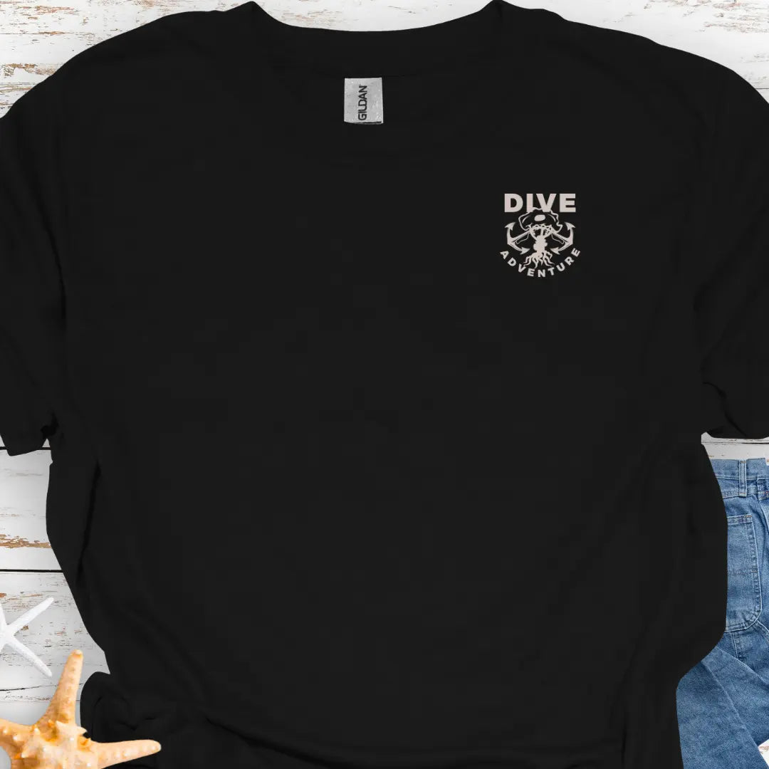 Scuba Diving Adventure T-Shirt (front-back) T-Shirt Everythings Beachy