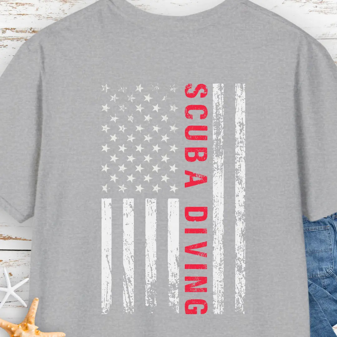 Scuba Diving Adventure T-Shirt (front-back) T-Shirt Everythings Beachy