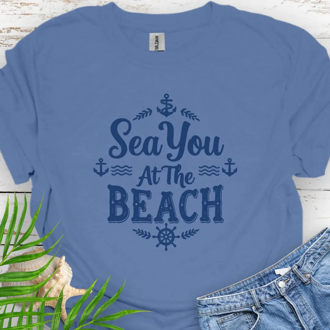 Sea at the Beach T-Shirt T-Shirt Everythings Beachy