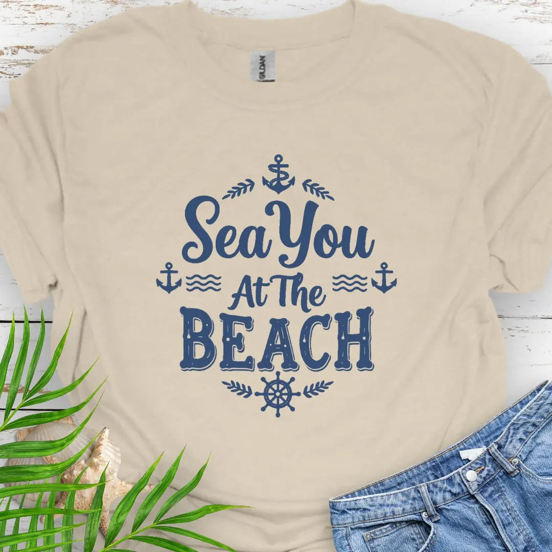 Sea at the Beach T-Shirt T-Shirt Everythings Beachy