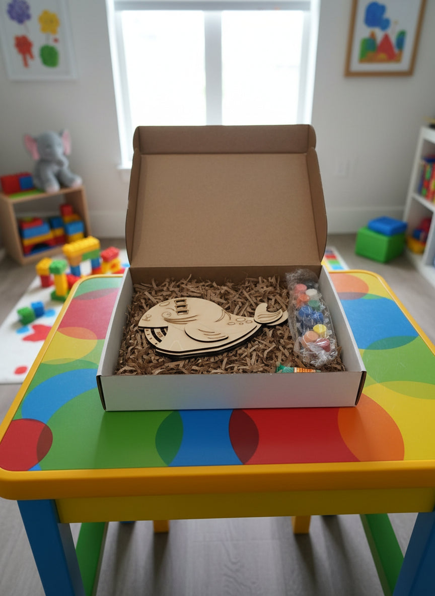 Seal Perpetual Calendar DIY Wood Craft Kit