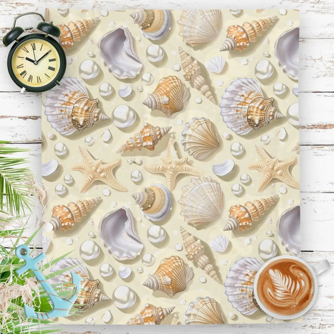 Seashells and Pearls Blanket Blankets & Throws Everythings Beachy