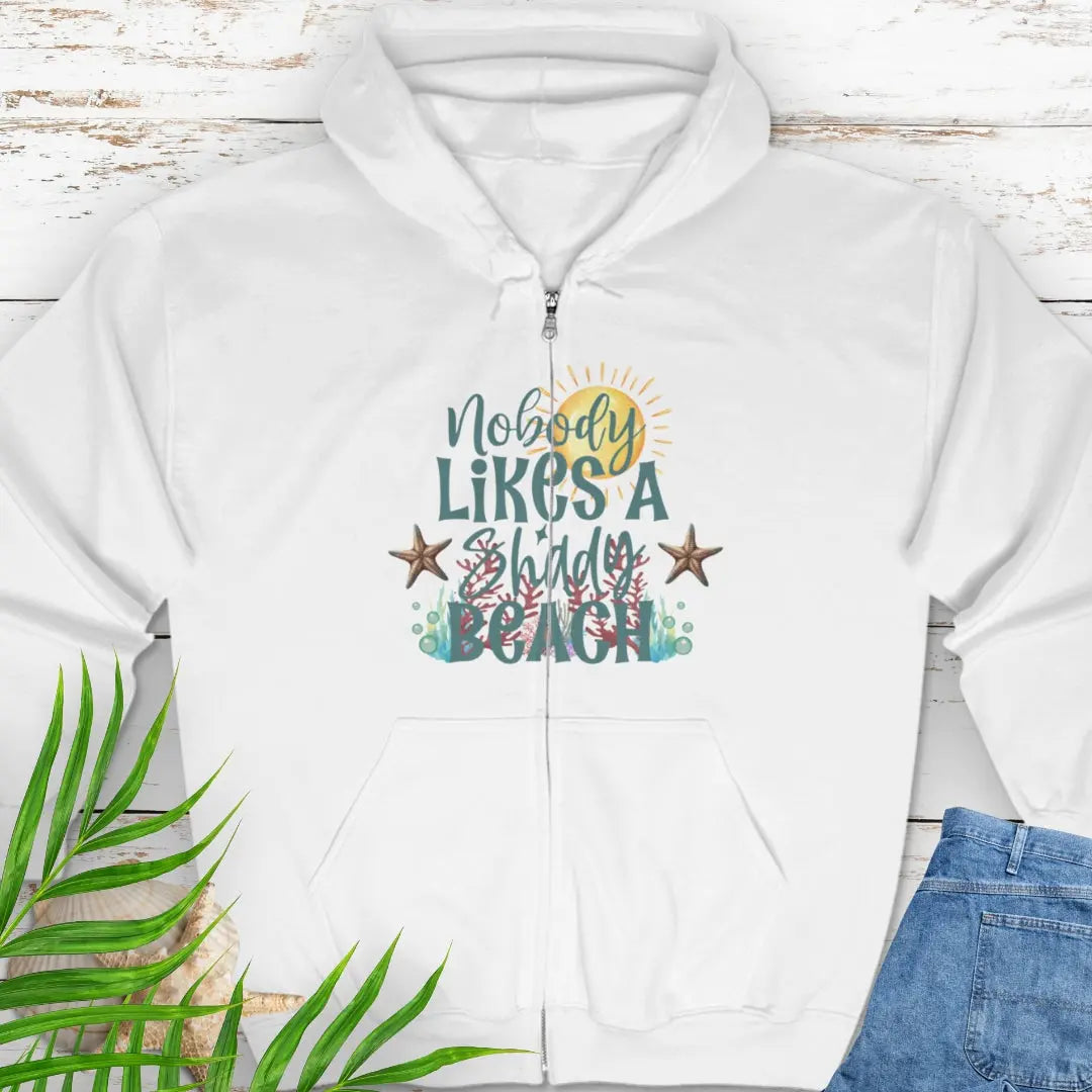 Shady Beach Zip Sweatshirt zipped sweatshirt Everythings Beachy