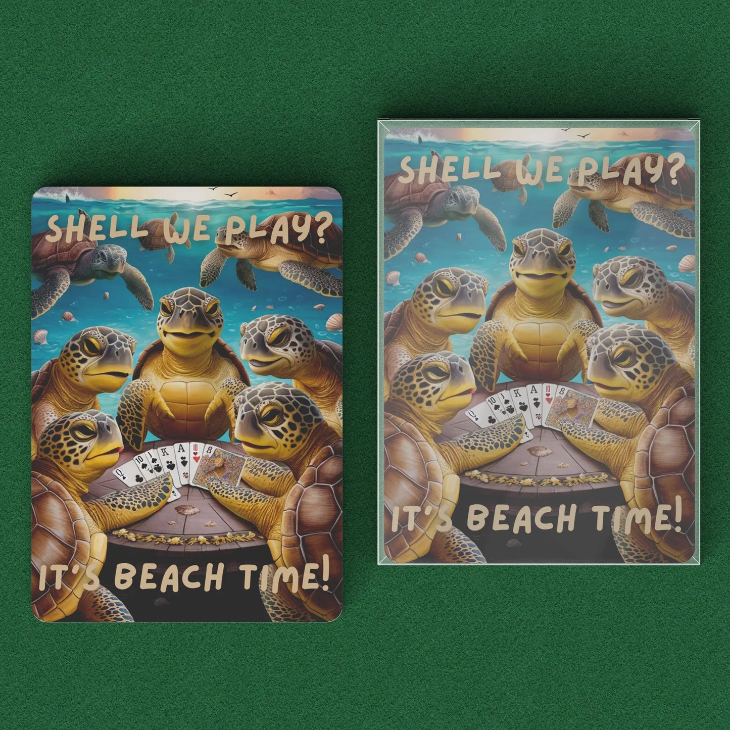 Shell We Play? Sea Turtle Playing Cards playing cards Default-Title Everythings Beachy