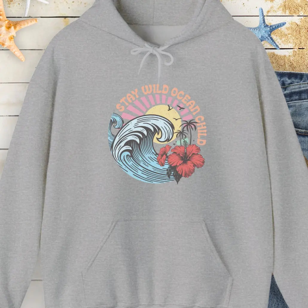 Stay Wild Hoodie Hoodie Sport-Grey-5XL Everythings Beachy