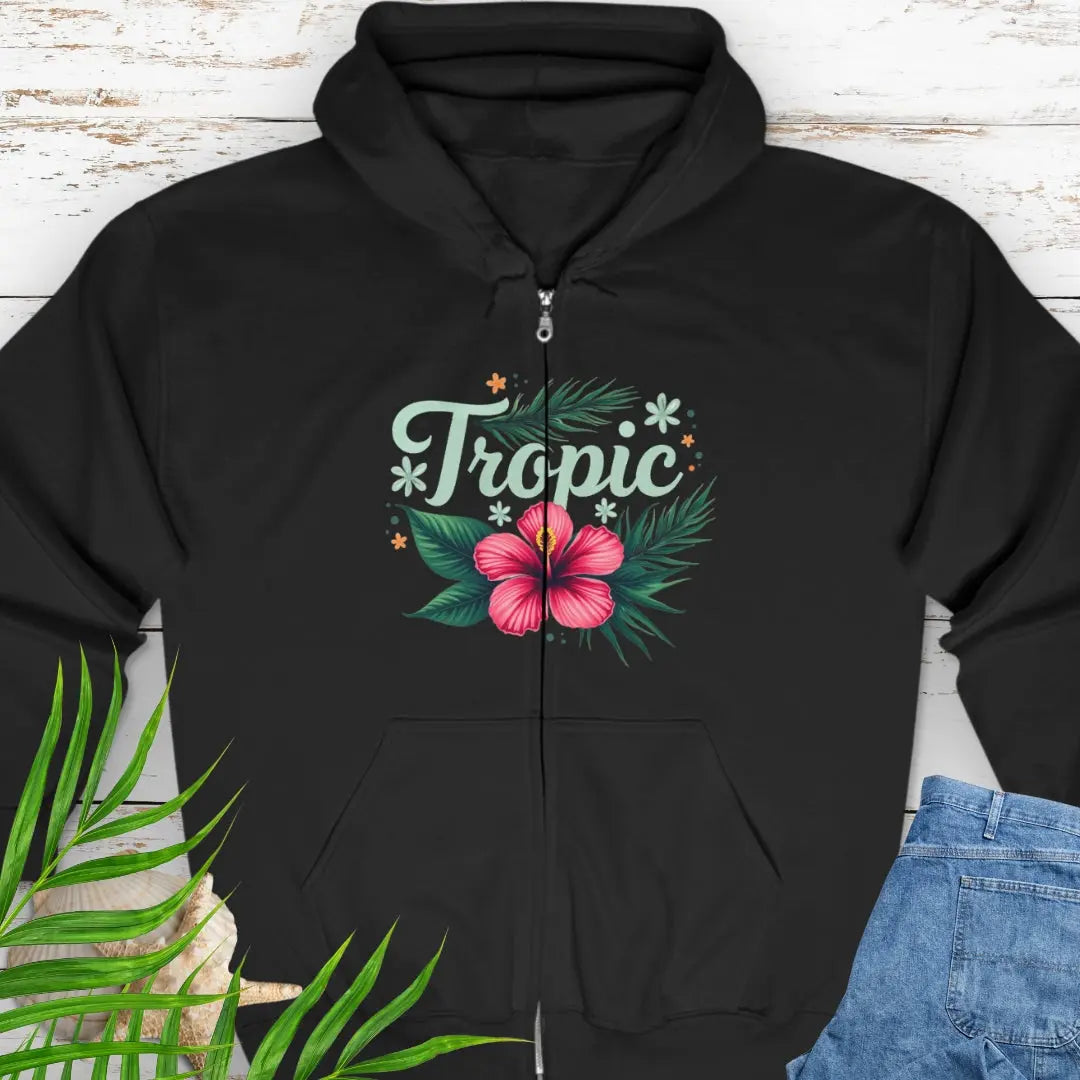 Tropic Zip Sweatshirt zipped sweatshirt Everythings Beachy