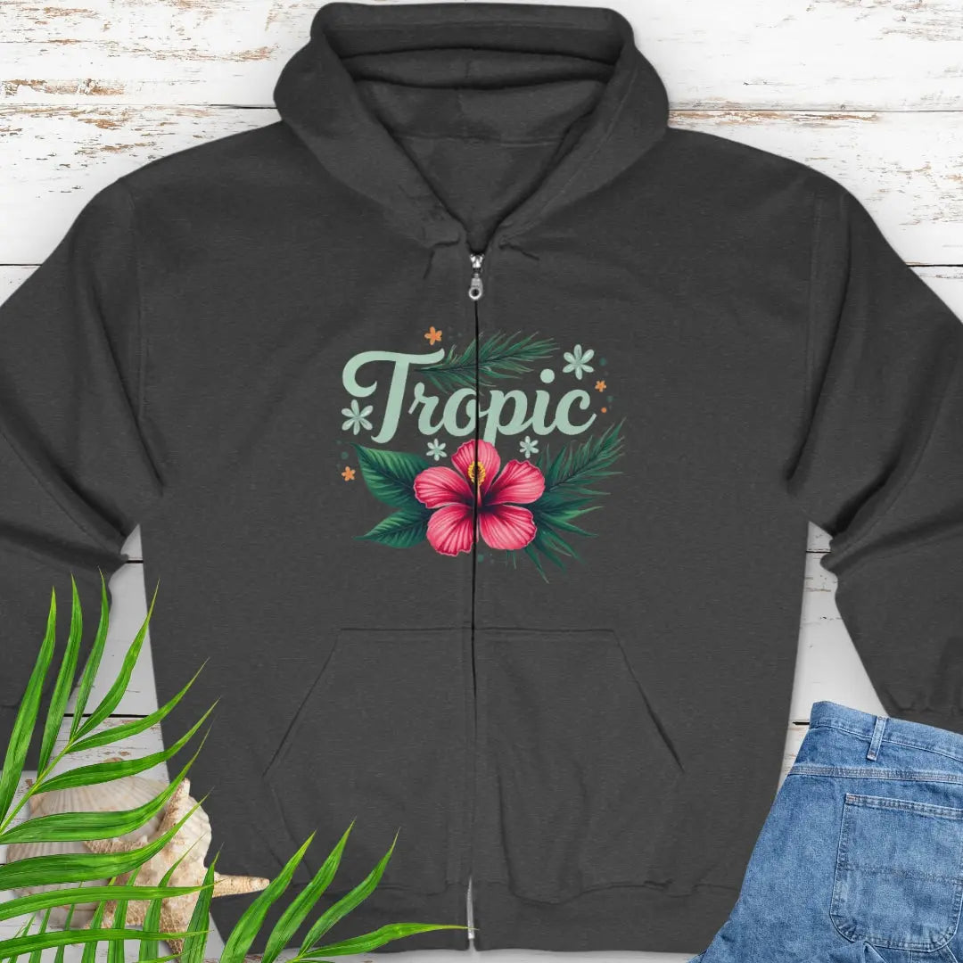 Tropic Zip Sweatshirt zipped sweatshirt Everythings Beachy