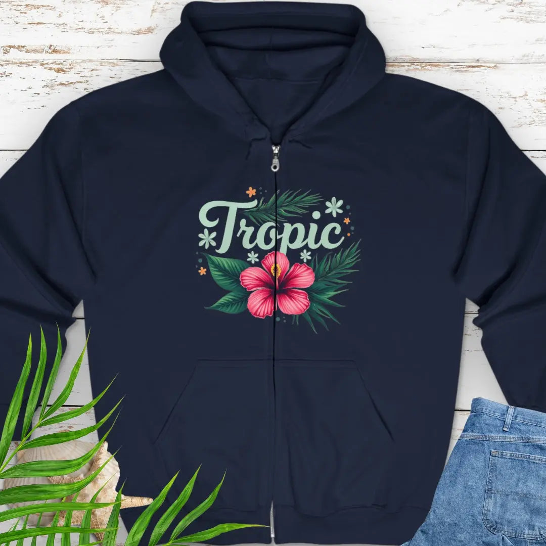 Tropic Zip Sweatshirt zipped sweatshirt Everythings Beachy