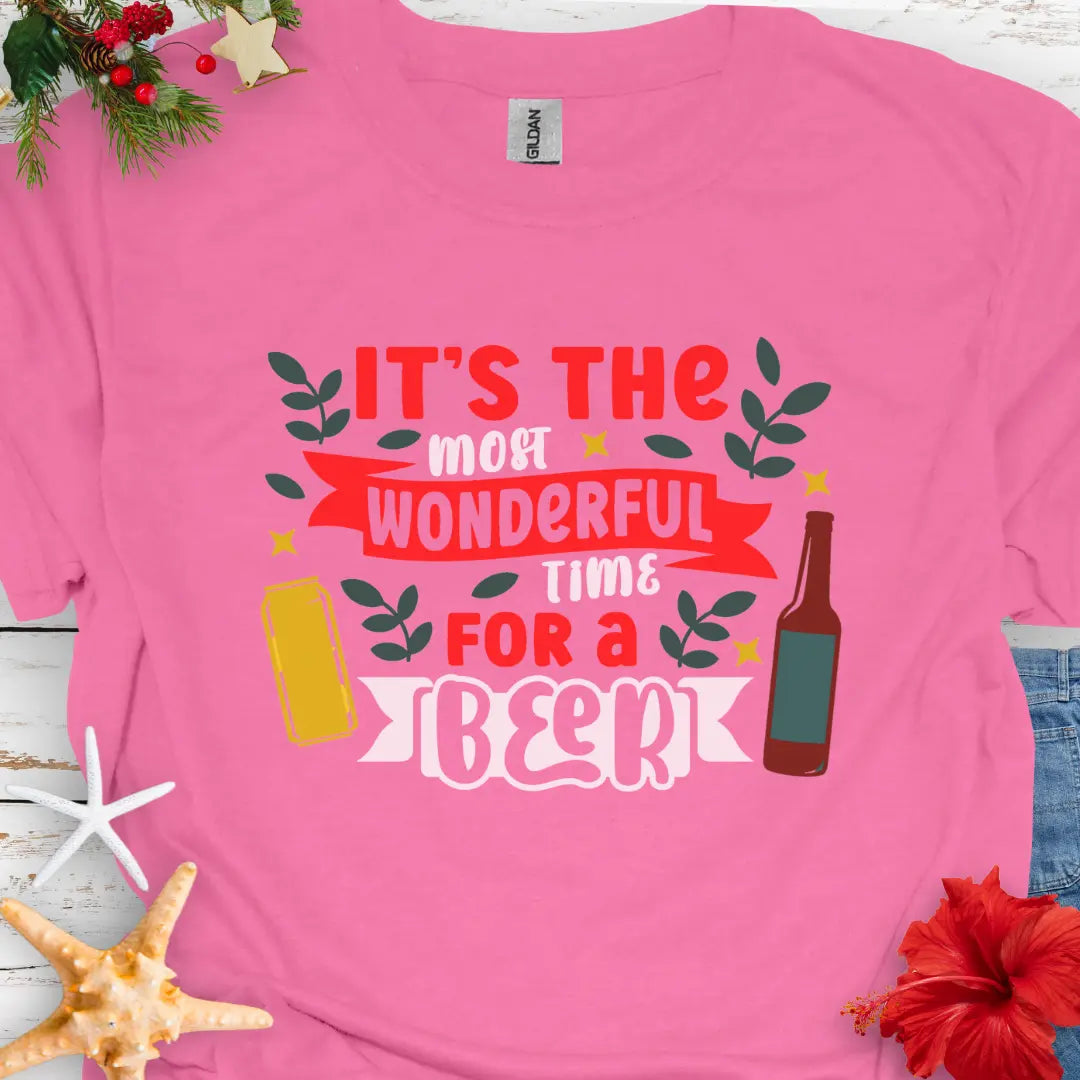 Wonderful Time for Beer T-Shirt T-Shirt Everythings Beachy