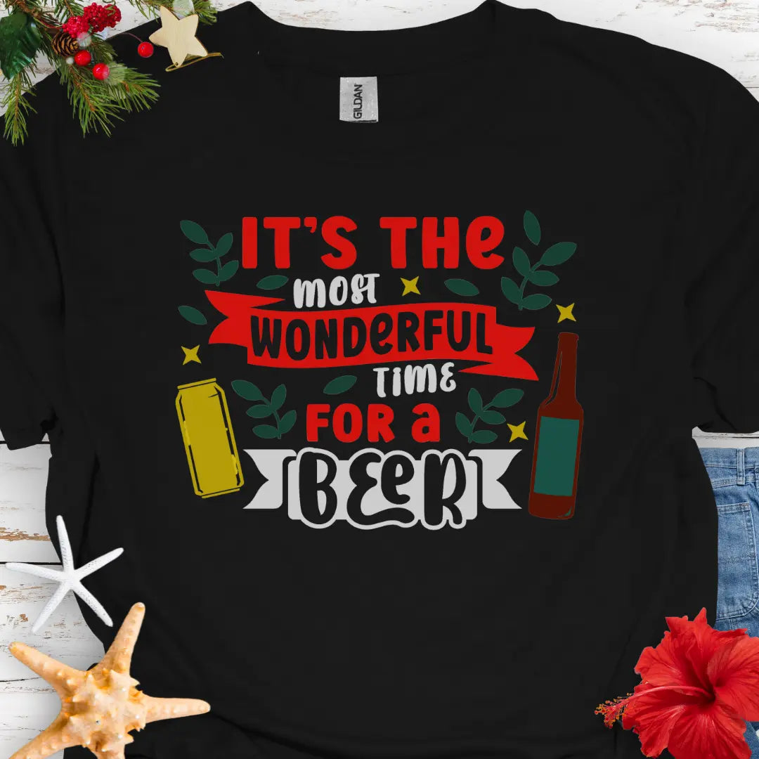 Wonderful Time for Beer T-Shirt T-Shirt Everythings Beachy