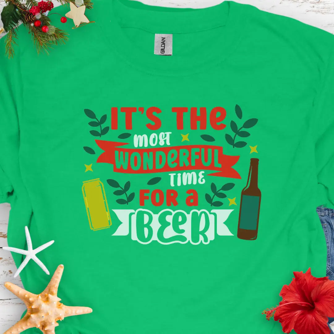 Wonderful Time for Beer T-Shirt T-Shirt Everythings Beachy