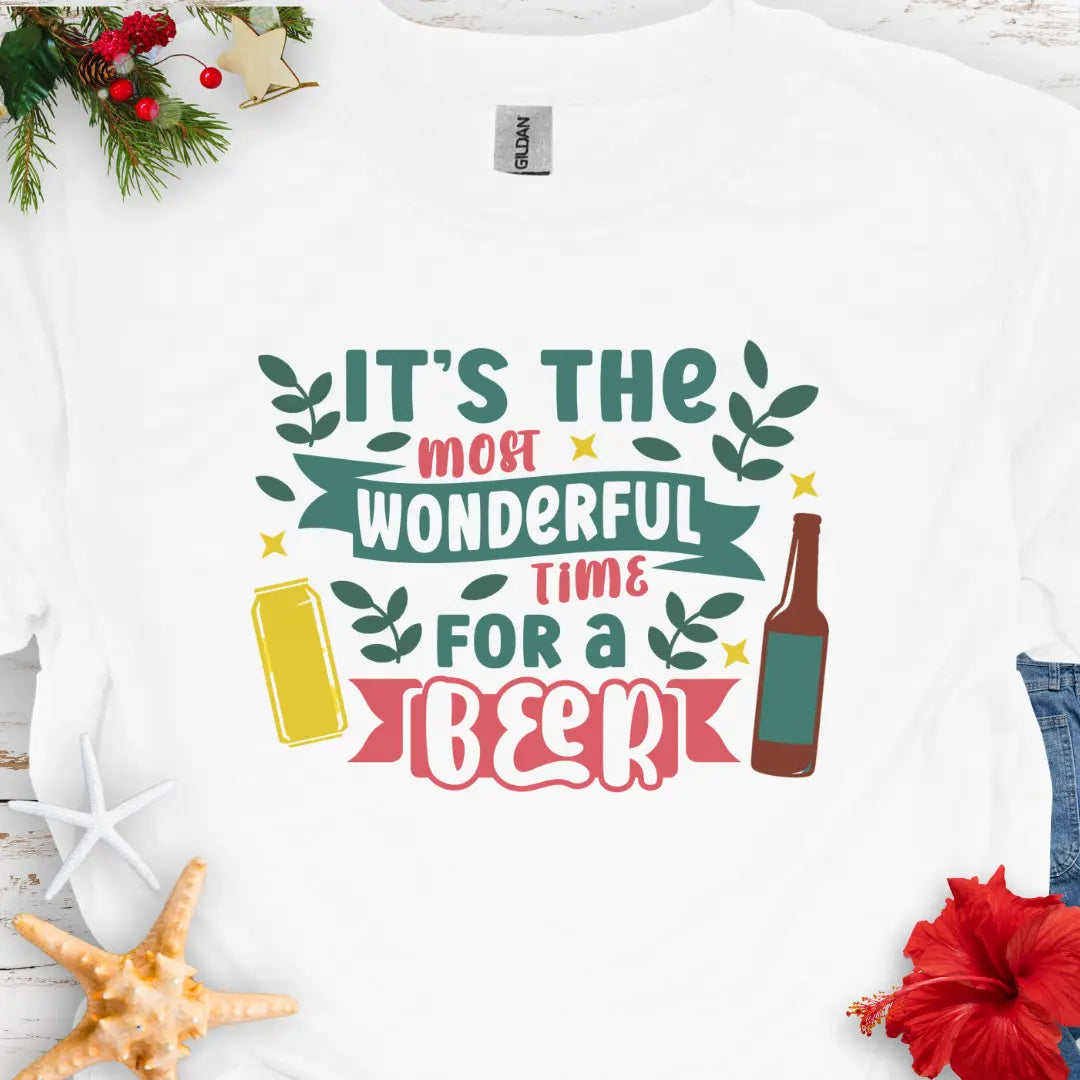 Wonderful Time for Beer T-Shirt T-Shirt Everythings Beachy