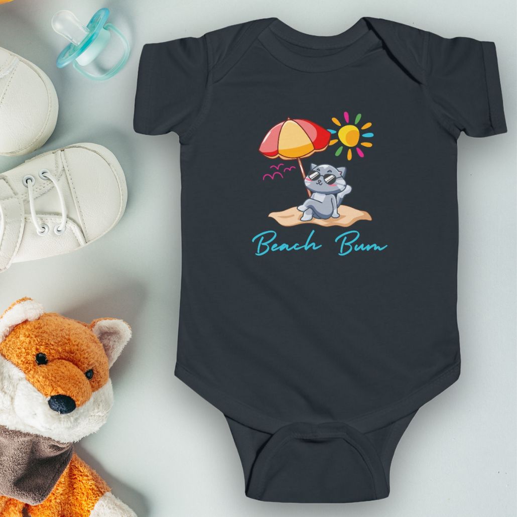 Beach Bum Baby Bodysuit – Cute Summer One-piece for Babies Kids clothes Everythings Beachy