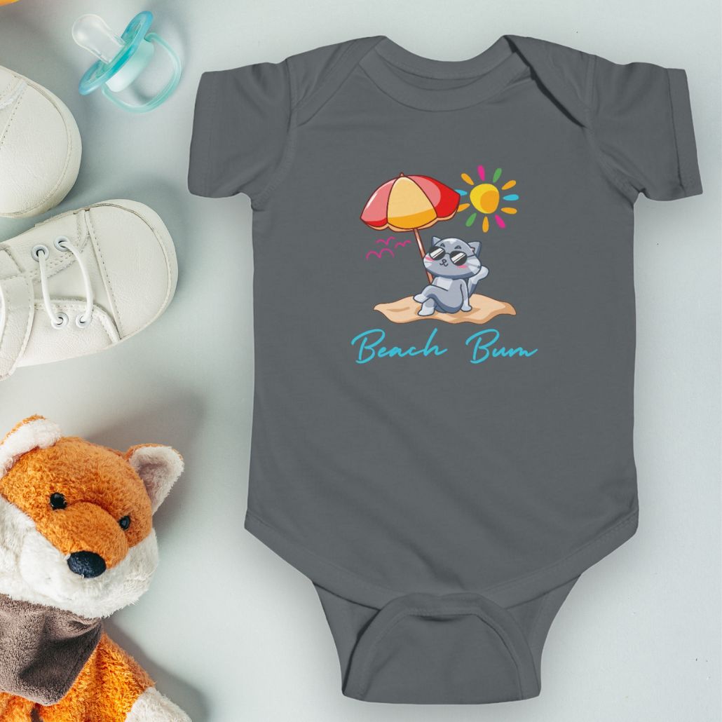 Beach Bum Baby Bodysuit – Cute Summer One-piece for Babies Kids clothes Everythings Beachy