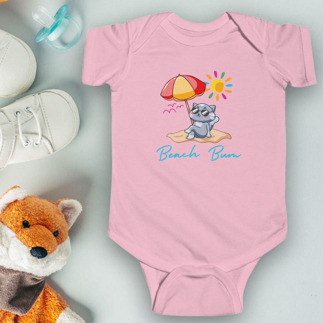 Beach Bum Baby Bodysuit – Cute Summer One-piece for Babies Kids clothes Everythings Beachy