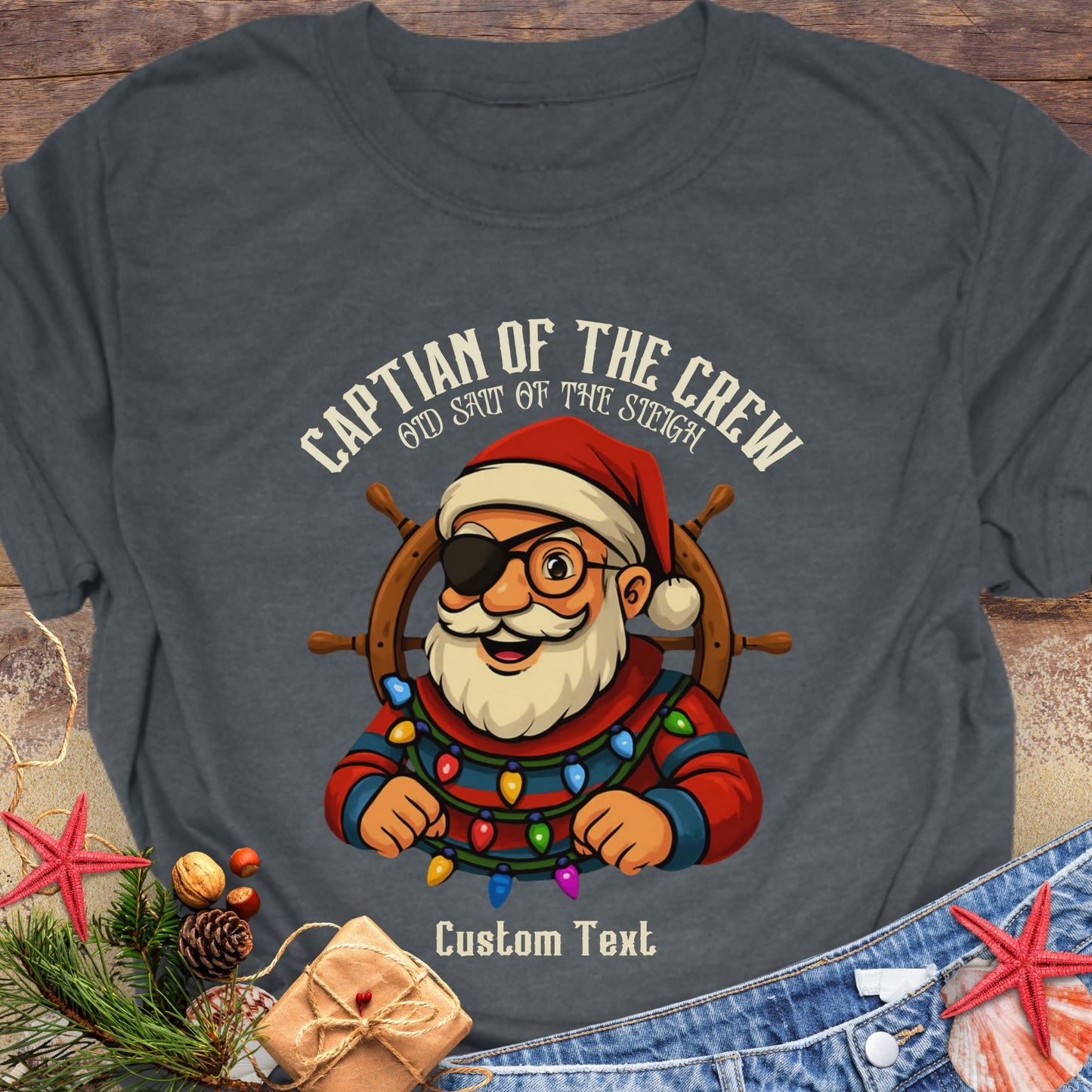 Family Pirate Christmas Shirts – Matching Holiday Pirate Crew Tees