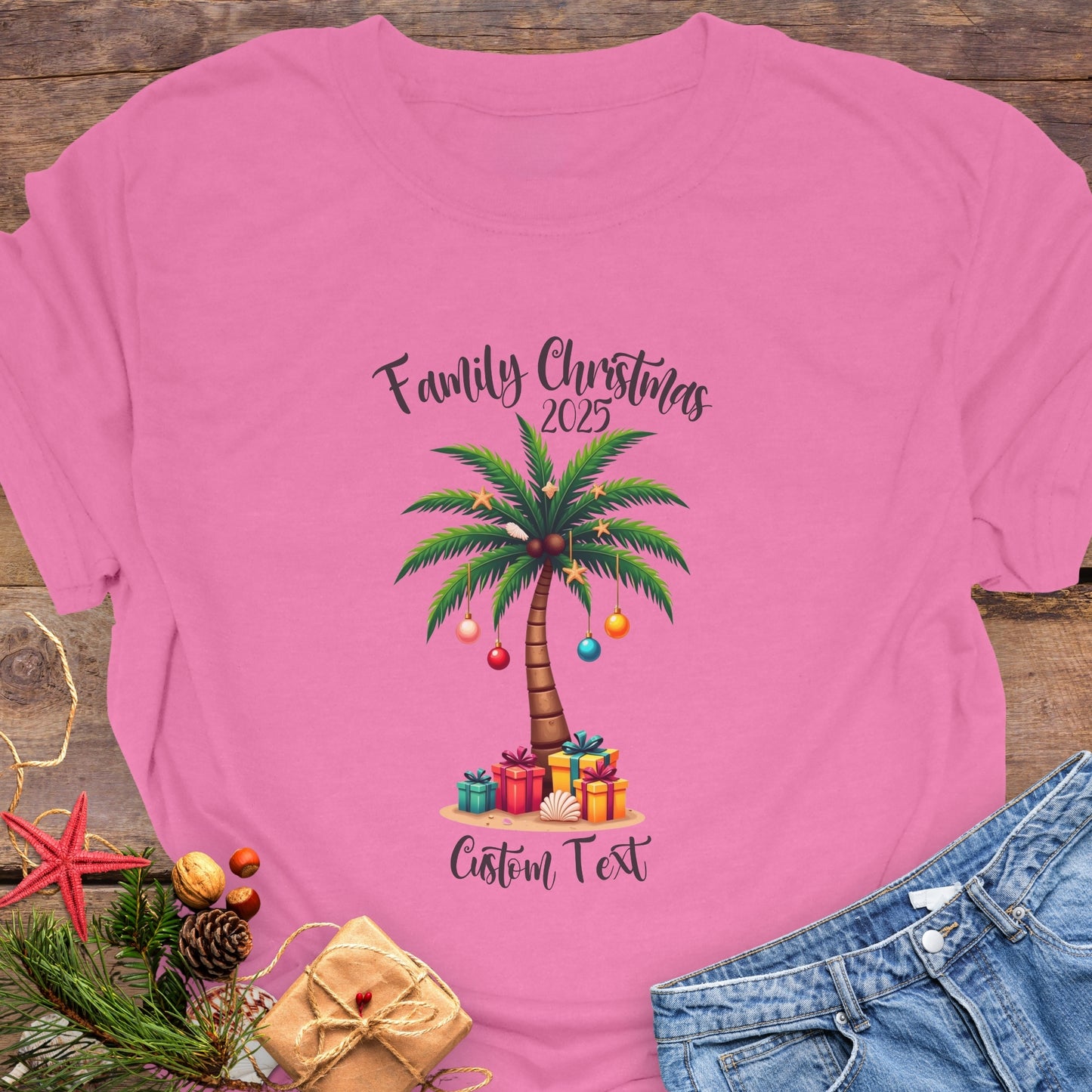 Family Christmas 2025 T-Shirt ~ Personalized
