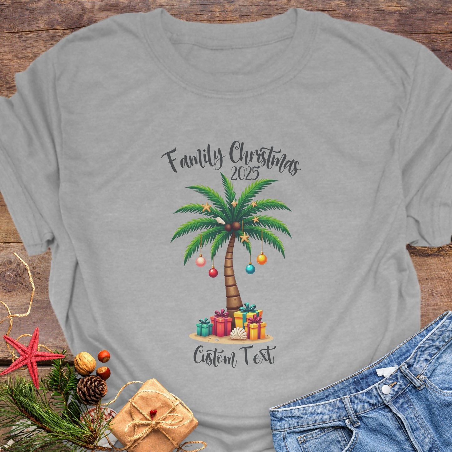 Family Christmas 2025 T-Shirt ~ Personalized