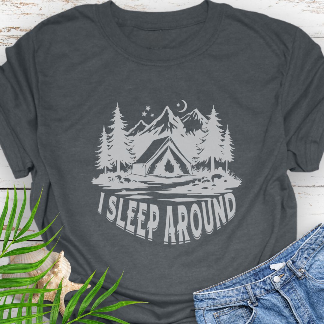 I Sleep Around T-Shirt T-Shirt Everythings Beachy