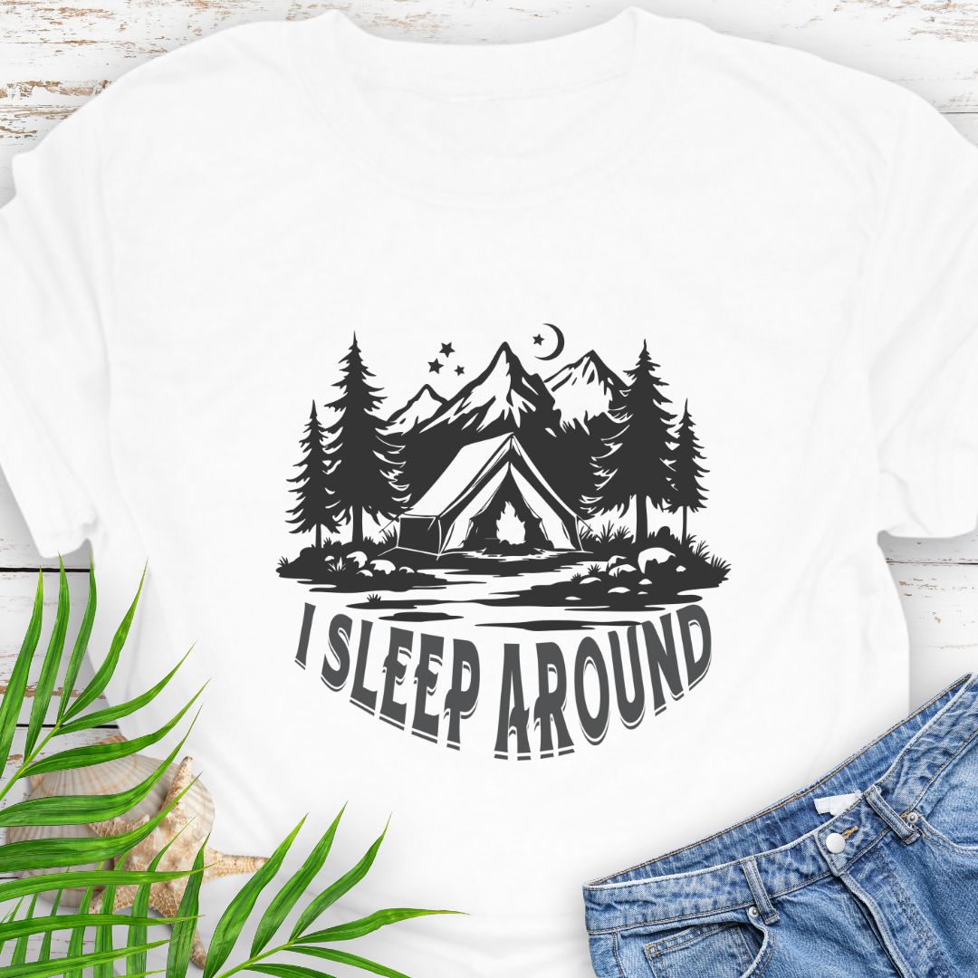 I Sleep Around T-Shirt T-Shirt Everythings Beachy