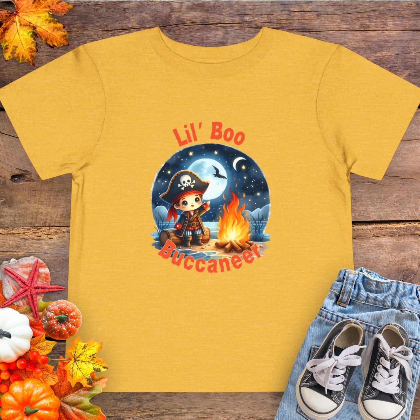 Lil’ Boo Buccaneer Halloween Toddler Tee & Infant Bodysuit