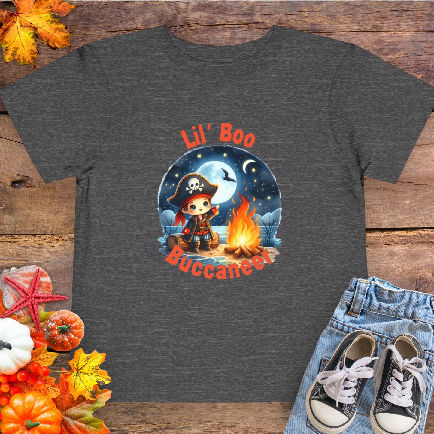 Lil’ Boo Buccaneer Halloween Toddler Tee & Infant Bodysuit
