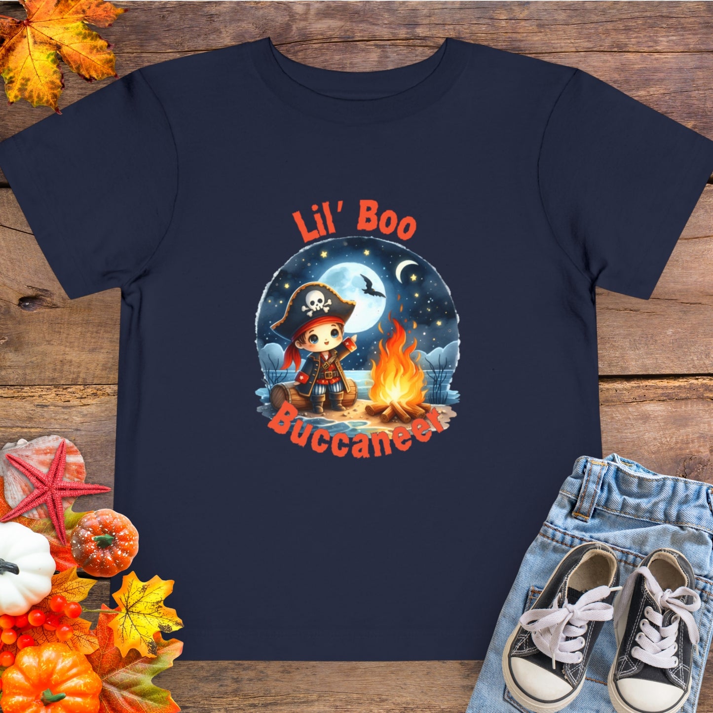 Lil’ Boo Buccaneer Halloween Toddler Tee & Infant Bodysuit