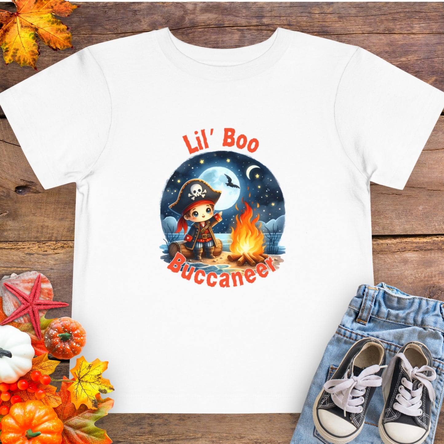Lil’ Boo Buccaneer Halloween Toddler Tee & Infant Bodysuit