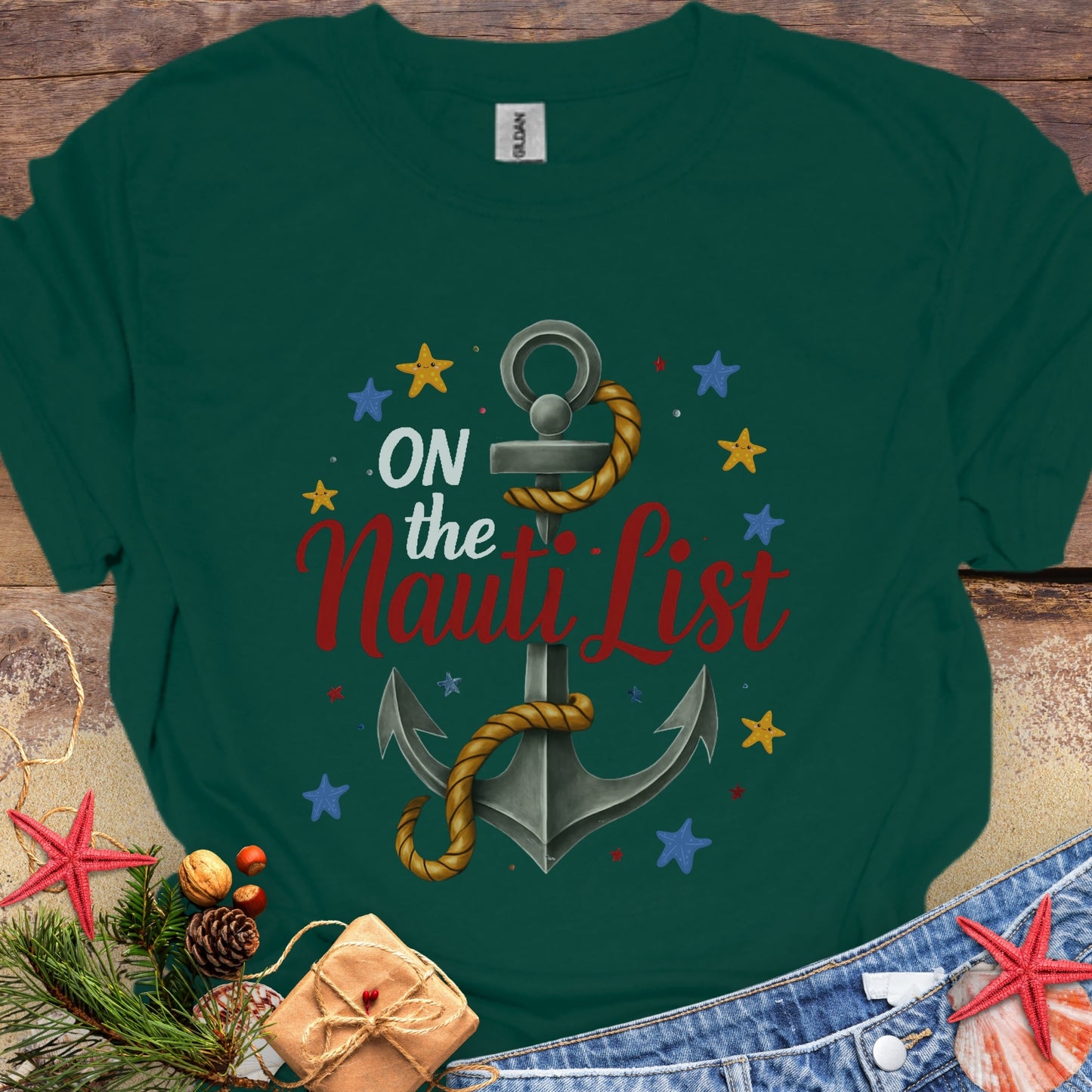 On the Nauti List Anchor T-Shirt