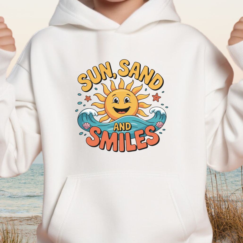 Sun Waves Child Hoodie Kids clothes Everythings Beachy