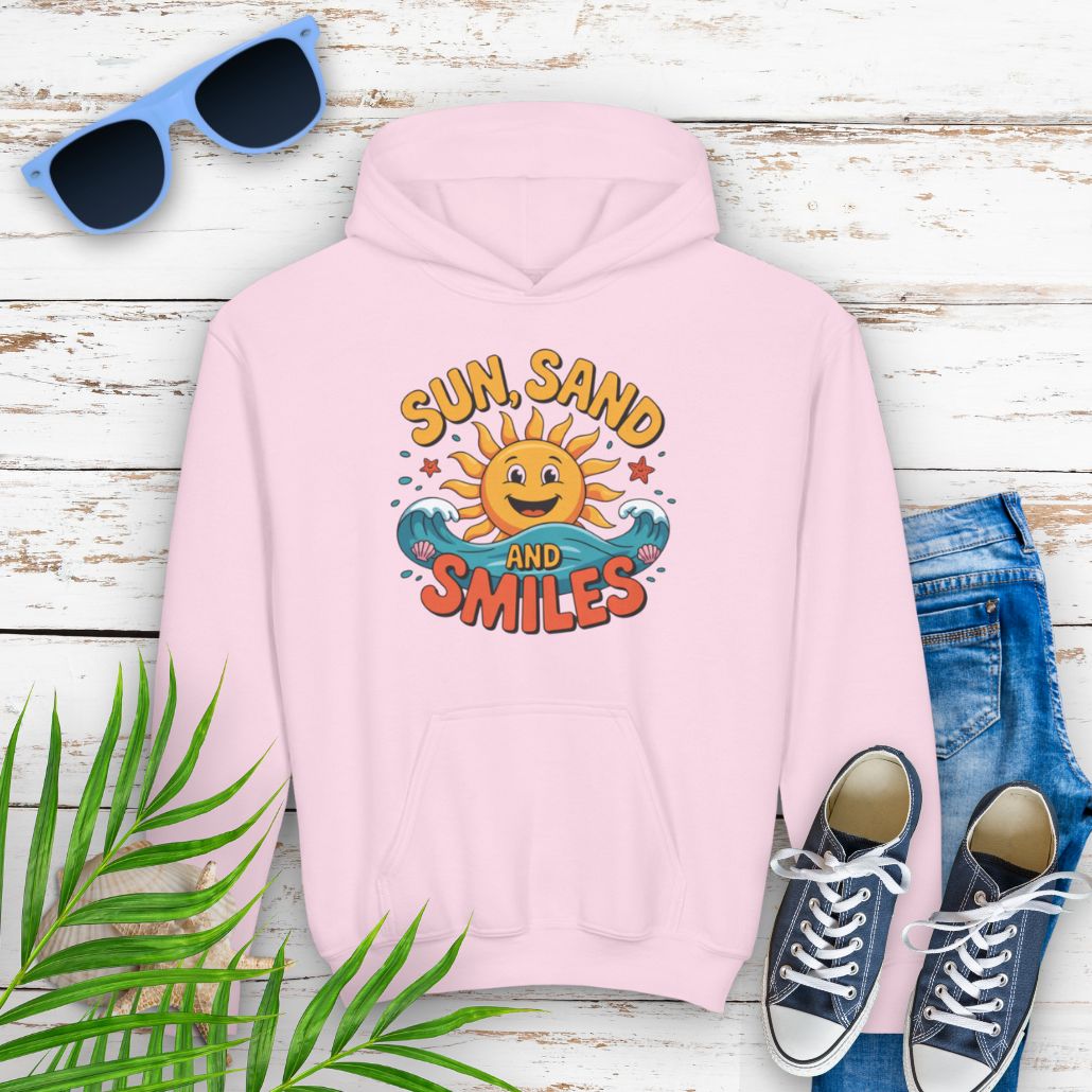 Sun Waves Child Hoodie Kids clothes Everythings Beachy