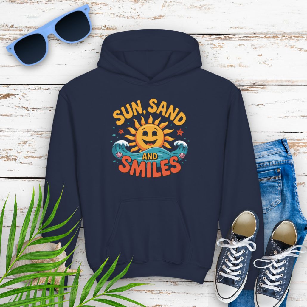 Sun Waves Child Hoodie Kids clothes Everythings Beachy